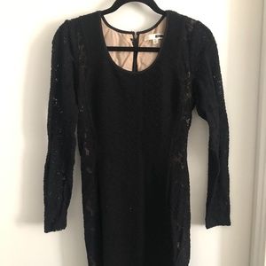 Tracy Reese Black Midi Dress Size 6
